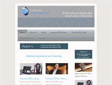 Tablet Screenshot of familyofficerecruitment.com